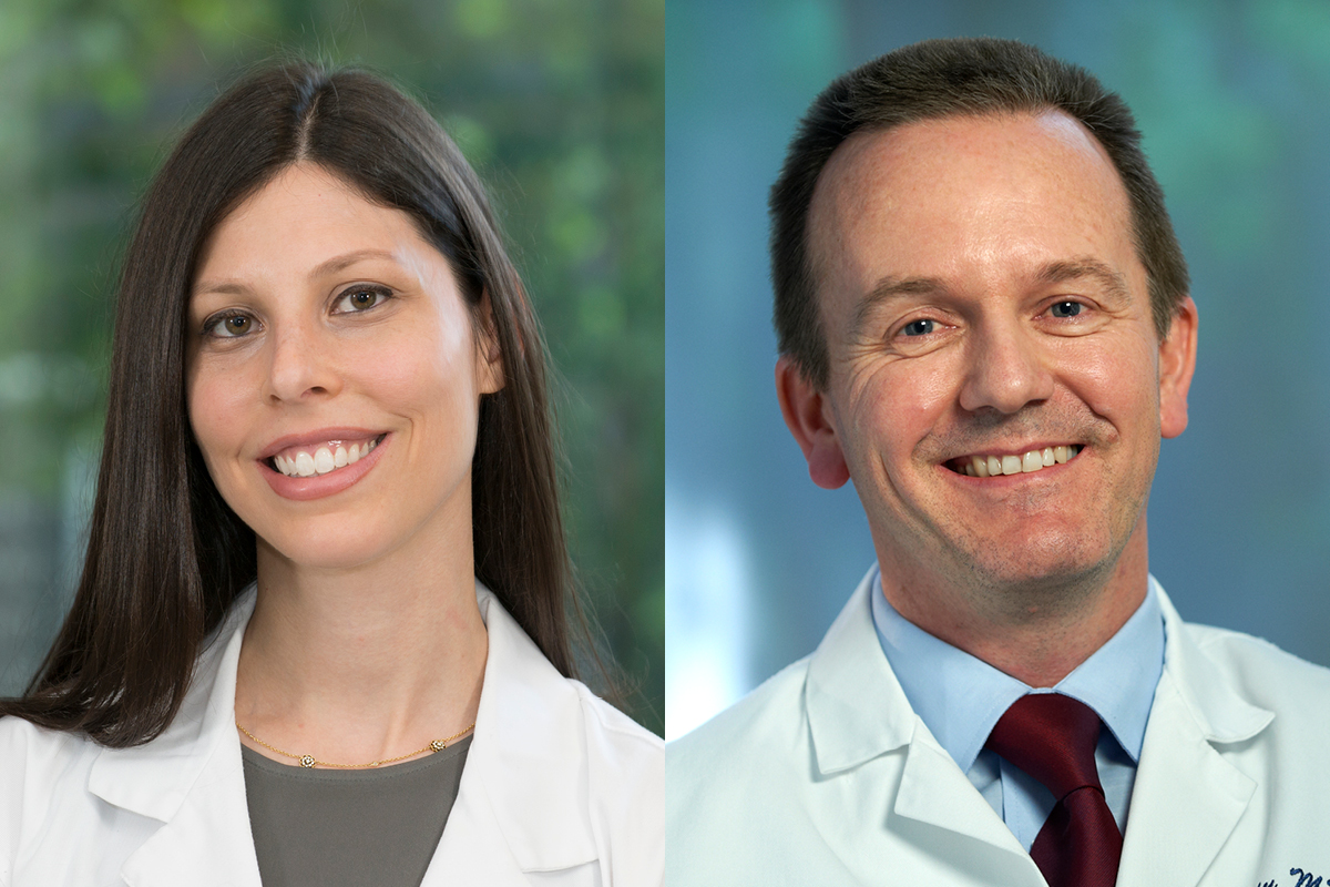Dr. Lara Dunn, Medical Oncologist, MSK, NY (left) and Dr. Ian Ganly, Head and Neck Surgeon, MSK, New York (right)