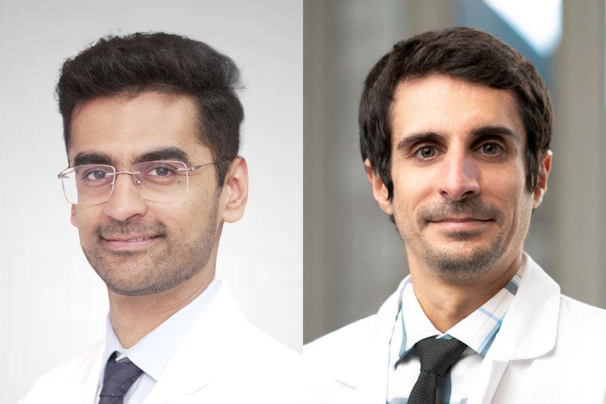 Dr. Shikhar Sawhney, Head and Neck Surgeon, Apollo Lucknow (left) Dr. Achraf Shamseddine, Radiation Oncologist, MSK, New York (right)