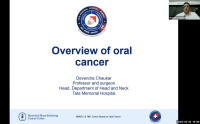 Presentation cover on oral cancer overview
